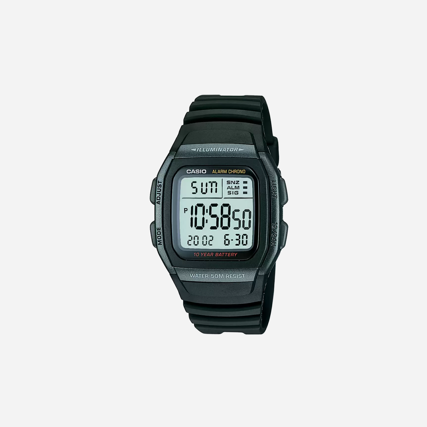 CASIO YOUTH W-96H-1BVDF Black/Blue