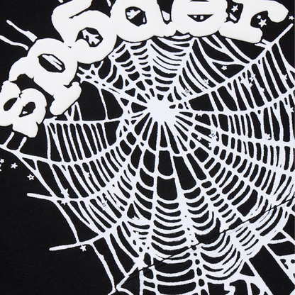 Sp5der OG Web Hoodie Black