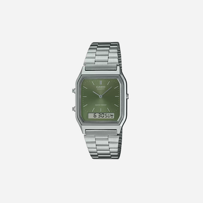 CASIO VINTAGE COLLECTION AQ-230A-3AMQYDF Dark Green