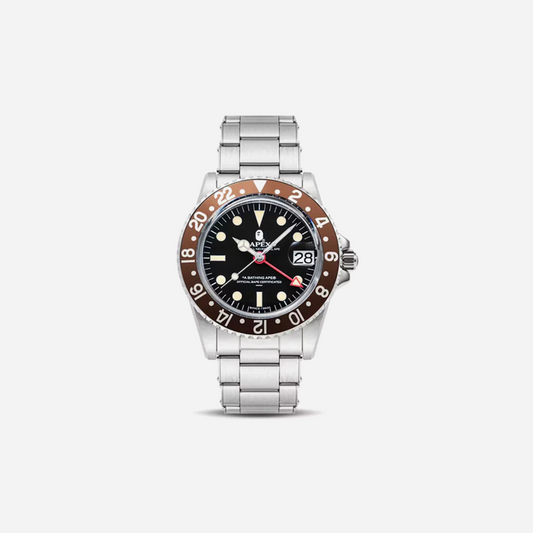 BAPE Classic Type 2 Bapex Watch Brown