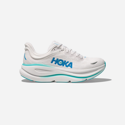 Hoka Bondi 9 White Blue