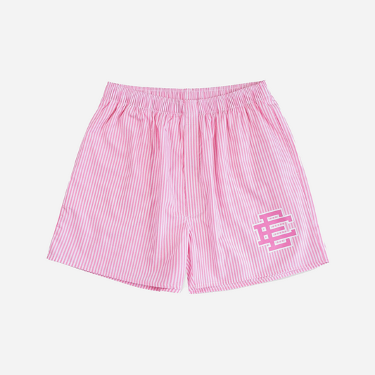 Eric Emanuel Pink Pajama Shorts