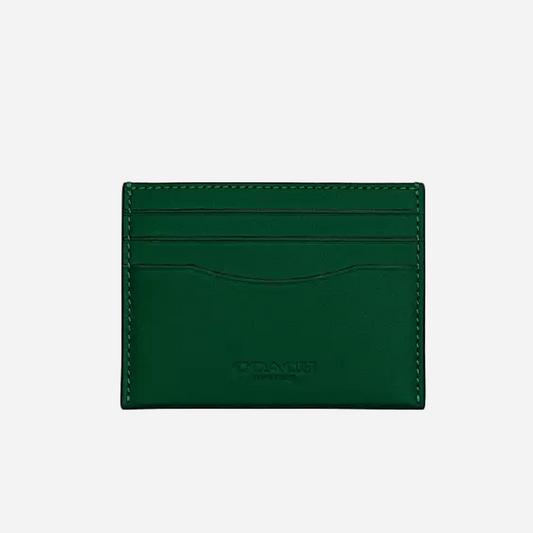 COACH Slim Id Card Case Shamrock