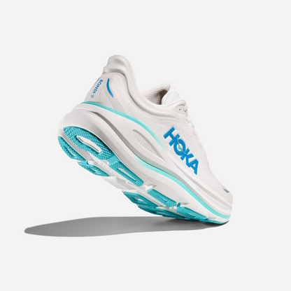 Hoka Bondi 9 White Blue