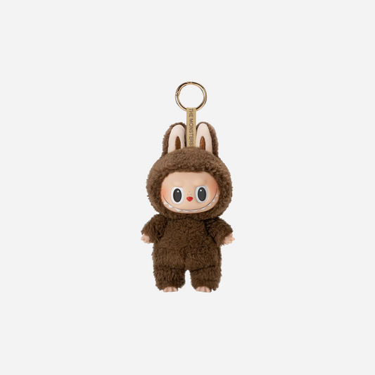 Pop Mart Labubu The Monsters Tasty Macarons Chestnut Cocoa Vinyl Plush Pendant
