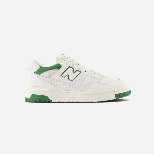 New Balance 550 White Classic Pine Green