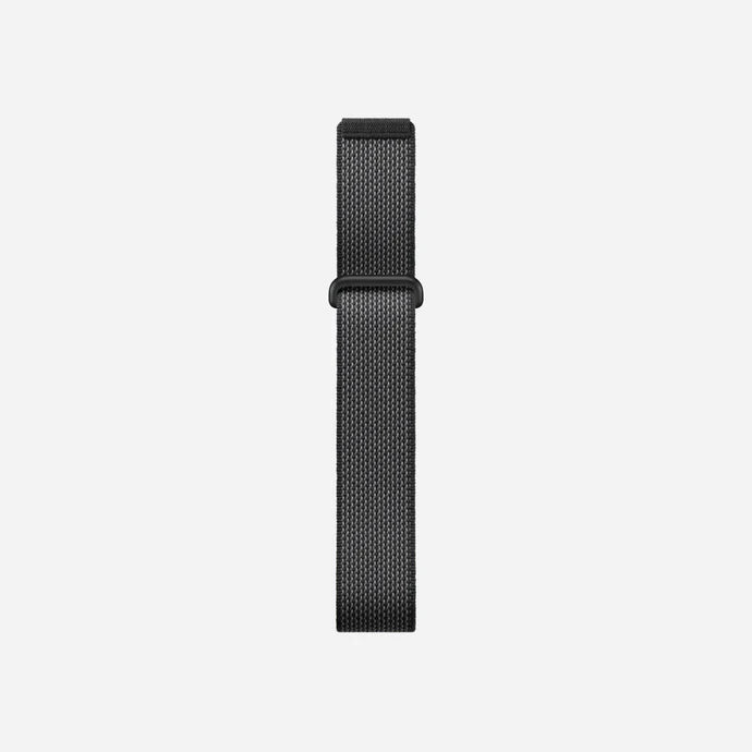Google Fitbit Air Performance Loop Band Strap "Obsidian / Matte Black Stainless Steel Clasp"
