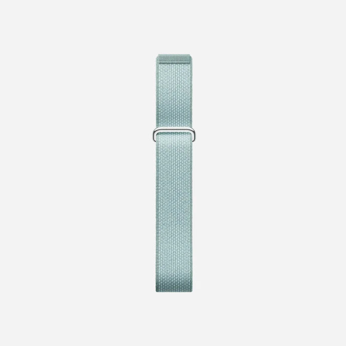 Google Fitbit Air Performance Loop Band Strap "Fog / Polished Silver Stainless Steel Clasp"