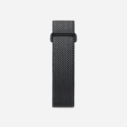Google Fitbit Air Performance Loop Band Strap "Obsidian / Matte Black Stainless Steel Clasp"