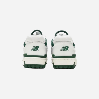 New Balance 550 White Classic Pine Green