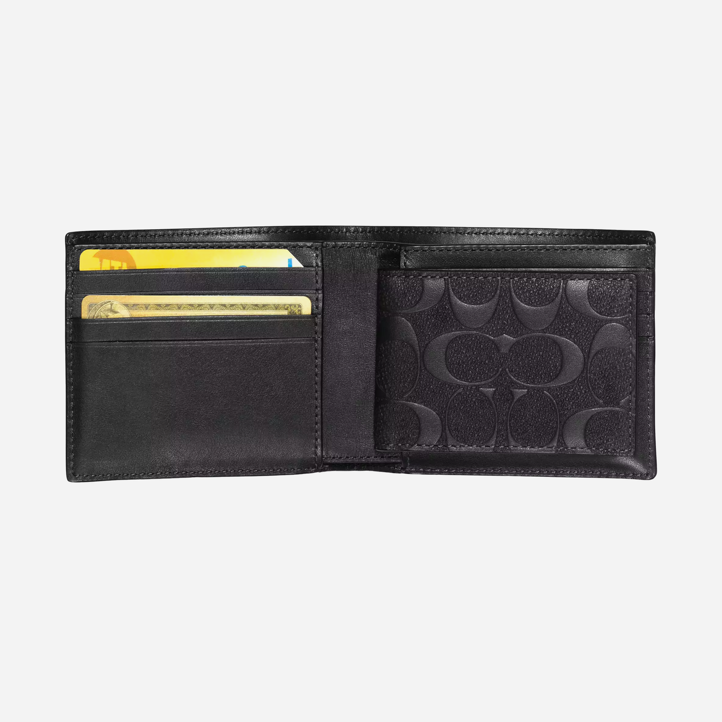 Coach 3 In 1 Wallet In Signature Leather Smooth leather/Black