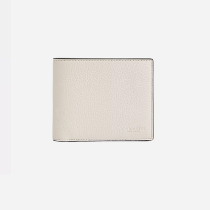 Coach 3 In 1 Wallet  pebbled leather/Gunmetal/Chalk