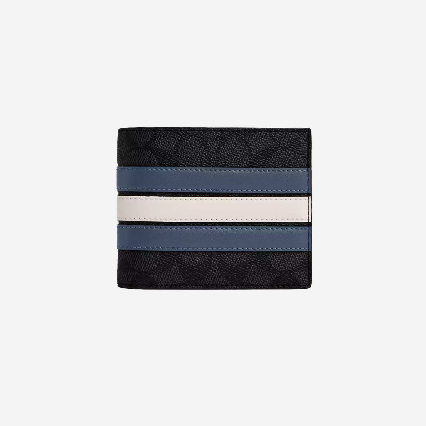 Coach 3 In 1 Wallet In Signature Canvas With Varsity Stripe