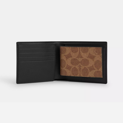 Coach 3 In 1 Wallet In Signature Canvas