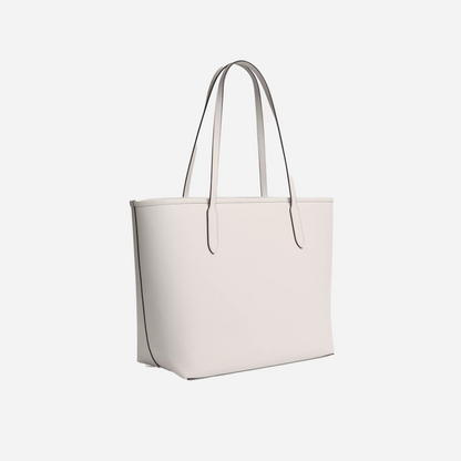 Coach City Tote Bag pebbled leather/Gold/Chalk