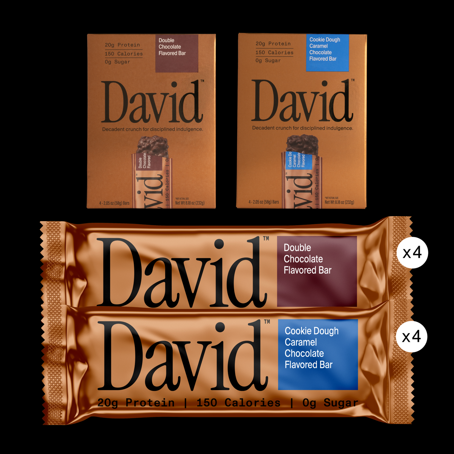 Bronze Variety Pack — David Protein | Authentic India