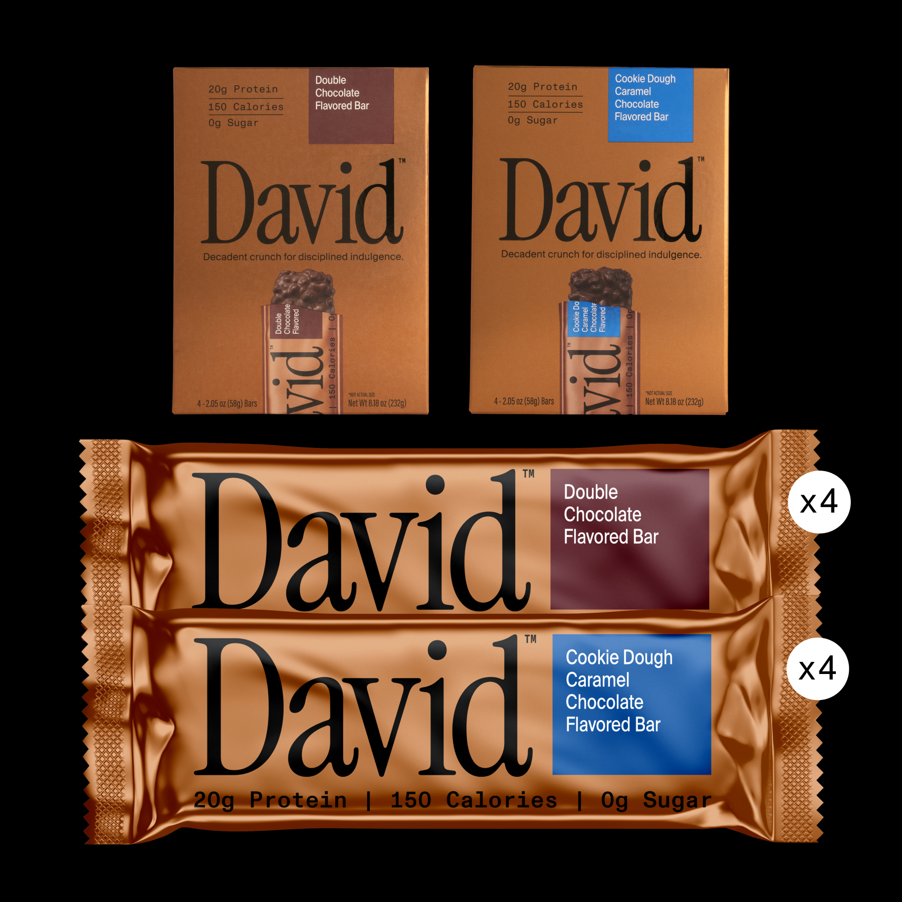 Bronze Variety Pack — David Protein | Authentic India