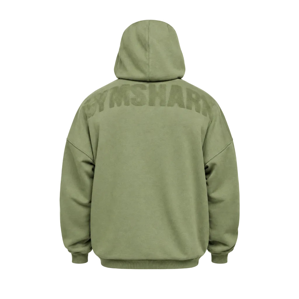 Power Washed Oversized Hoodie - Grounded Green