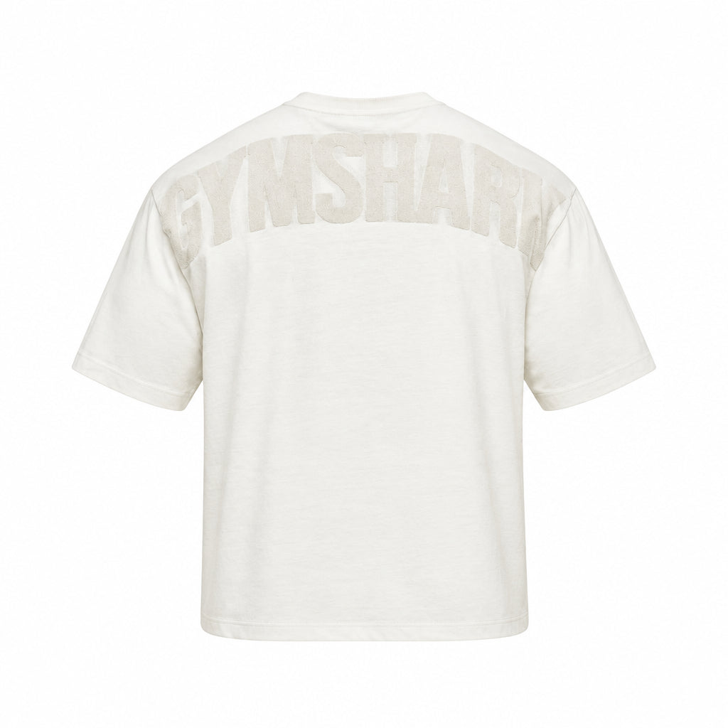 Power Washed Oversized T-Shirt - Soft White/Wash