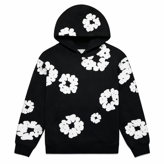 Denim Tears The Cotton Wreath Black Hoodie