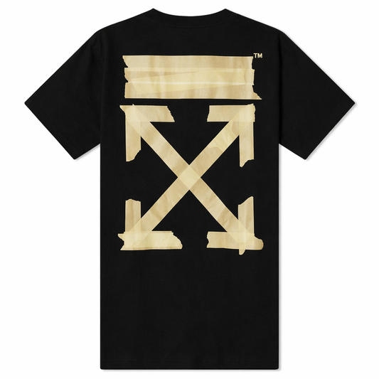 OFF-WHITE Oversized Tape Arrows T-shirt Black