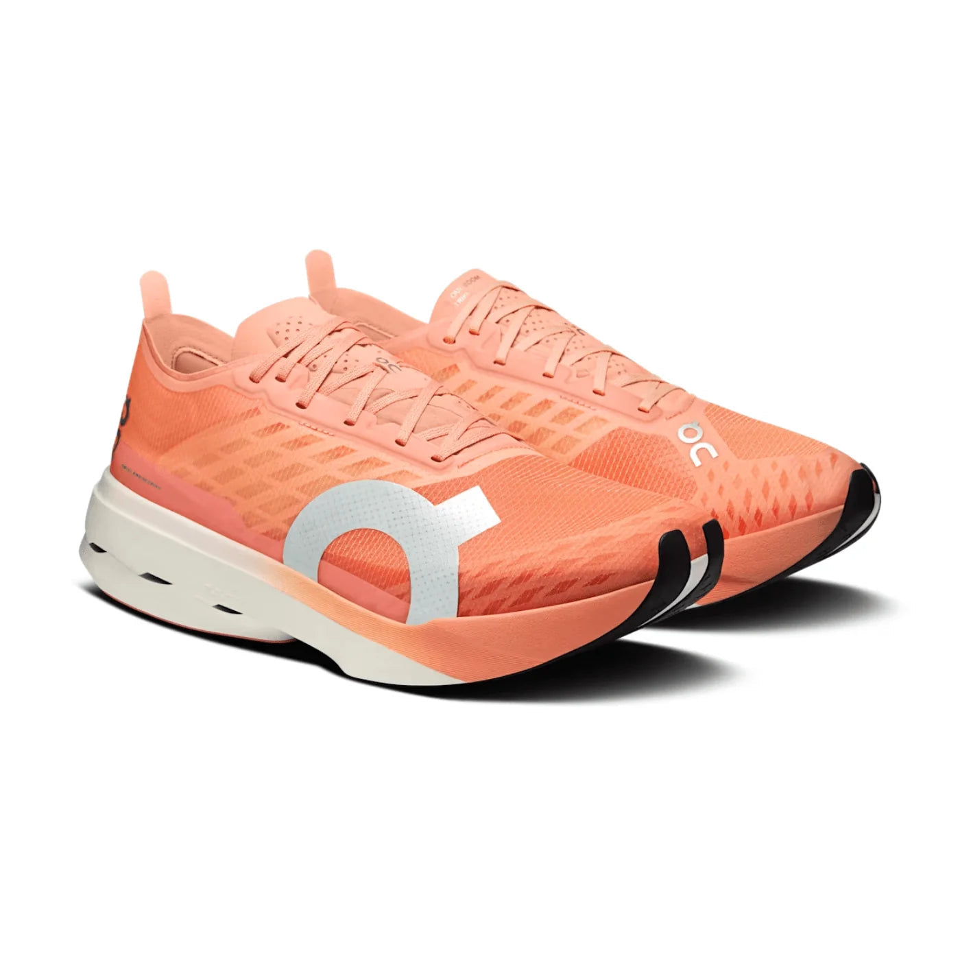 On Running Cloudboom Strike Sunstone | White