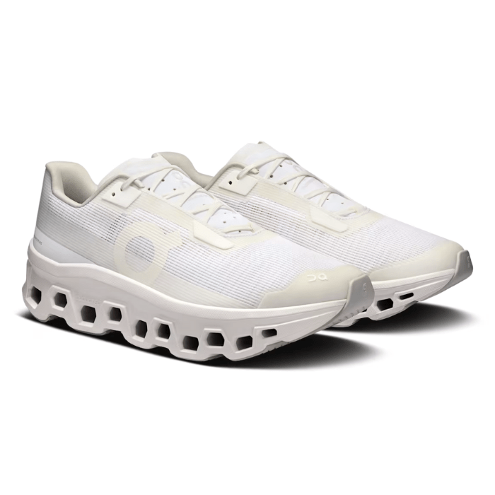 On Running Cloudmonster Void White White — ON CLOUD | Authentic India