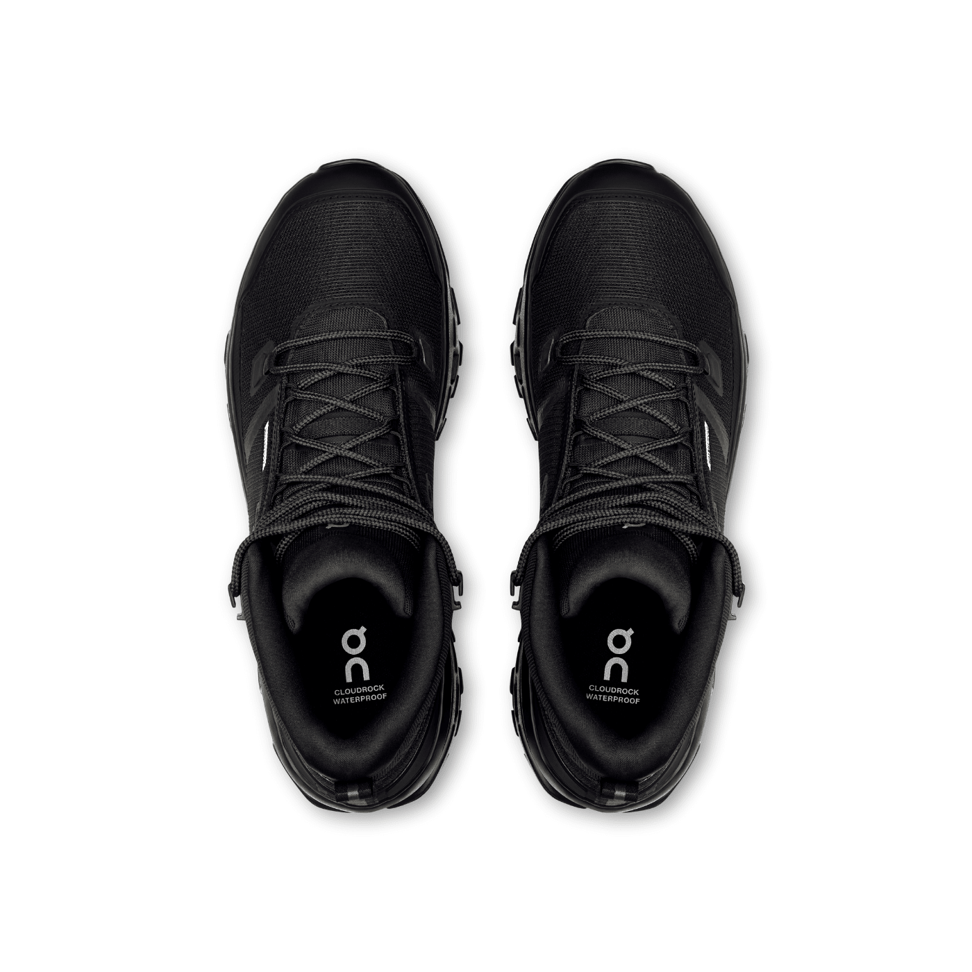 On Running Cloudrock Mid Waterproof Black Black — ON CLOUD | Authentic India