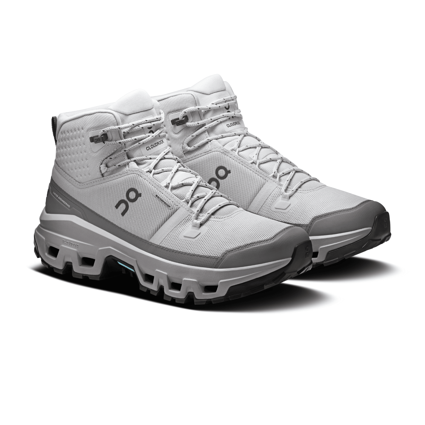 On Running Cloudrock Mid Waterproof Glacier Alloy — ON CLOUD | Authentic India