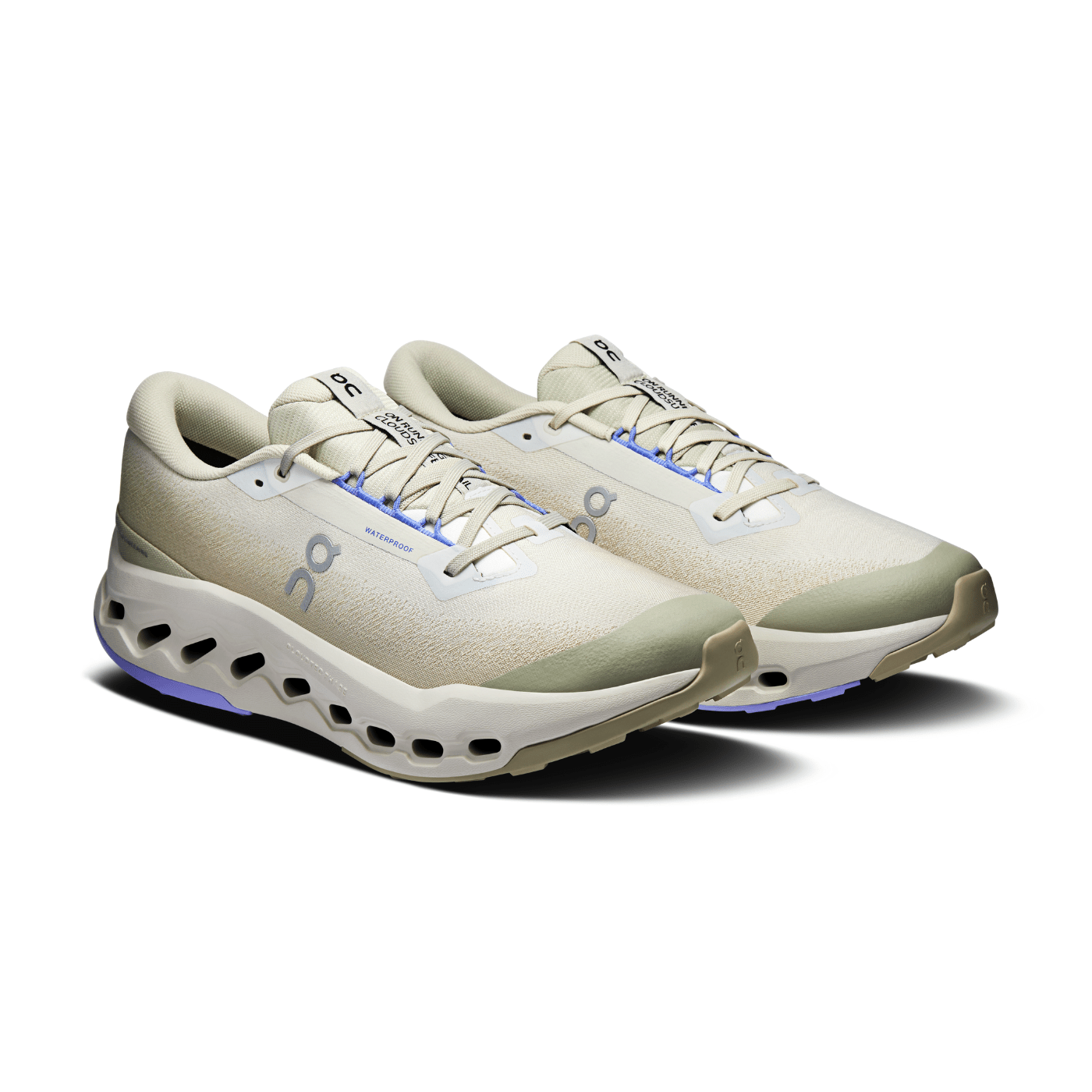 On Running Cloudsurfer Trail 2 Waterproof Ghost Chalk — ON CLOUD | Authentic India