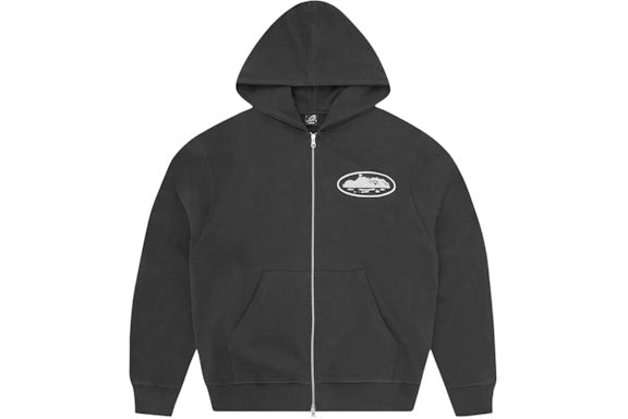 Corteiz Island Puff Print Zip Hoodie