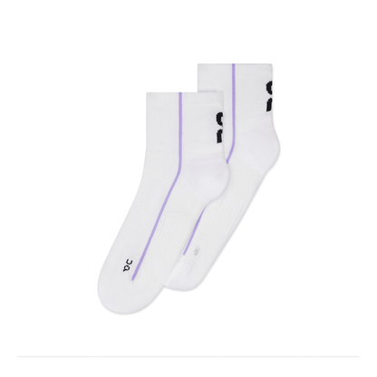 On Running Court Sock Mid White Bloom — ON CLOUD | Authentic India