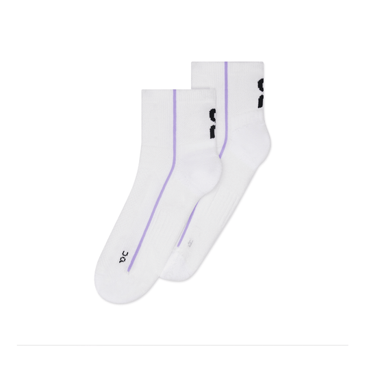 On Running Court Sock Mid White Bloom — ON CLOUD | Authentic India