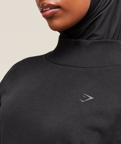 Women's Gymshark Covered Pullover Black — Gymshark | Authentic India