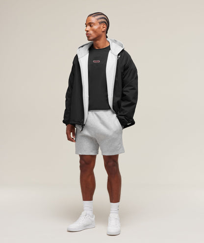 Gymshark Crest 7" Shorts Light Grey Marl — Gymshark | Authentic India