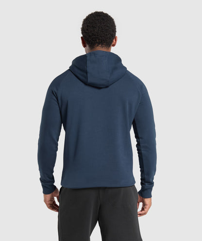 Gymshark Crest Hoodie Navy — Gymshark | Authentic India