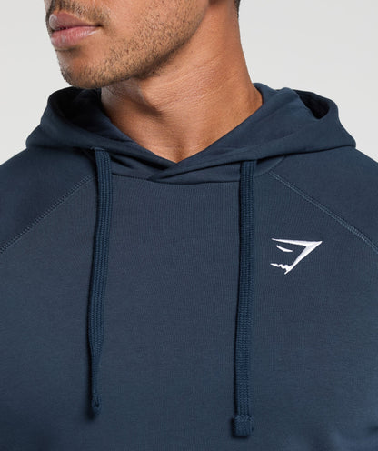 Gymshark Crest Hoodie Navy — Gymshark | Authentic India