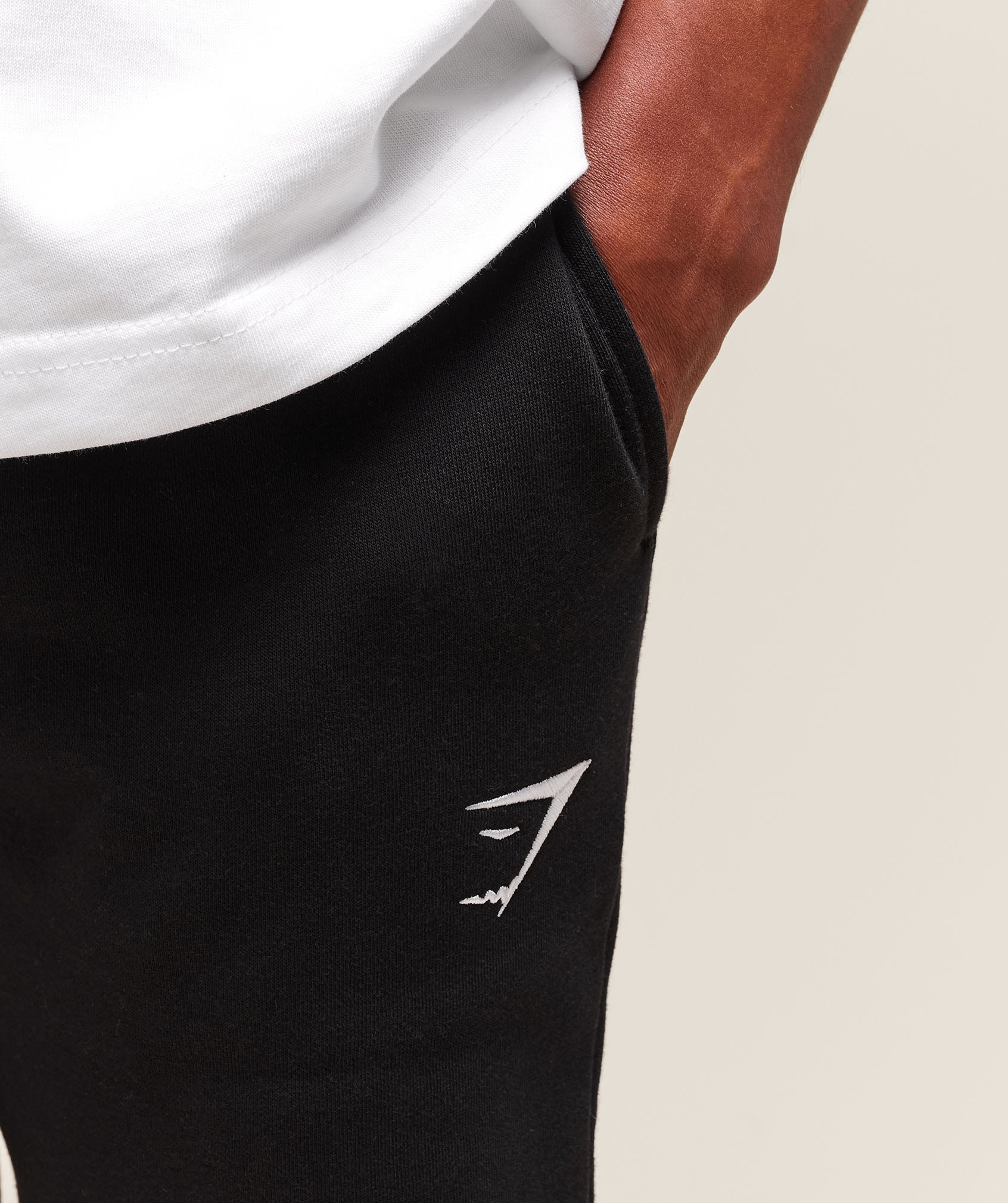 Gymshark Crest Tall Joggers Black — Gymshark | Authentic India