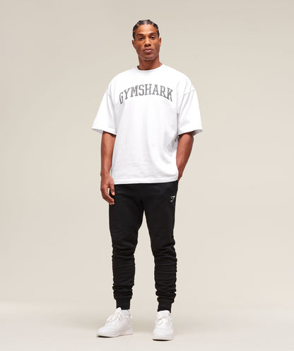 Gymshark Crest Tall Joggers Black — Gymshark | Authentic India