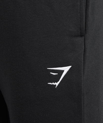 Gymshark Crest Tall Joggers Black — Gymshark | Authentic India