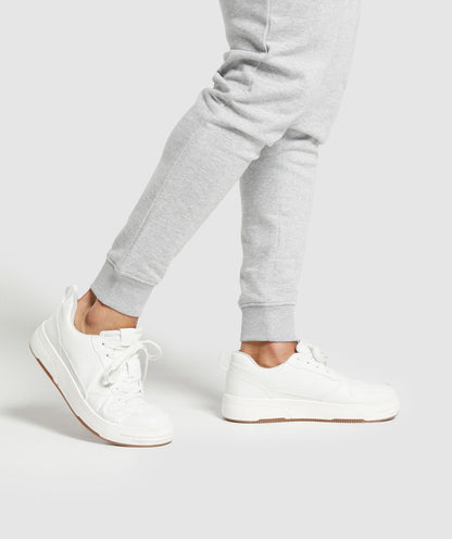 Gymshark Crest Joggers Light Grey Marl — Gymshark | Authentic India