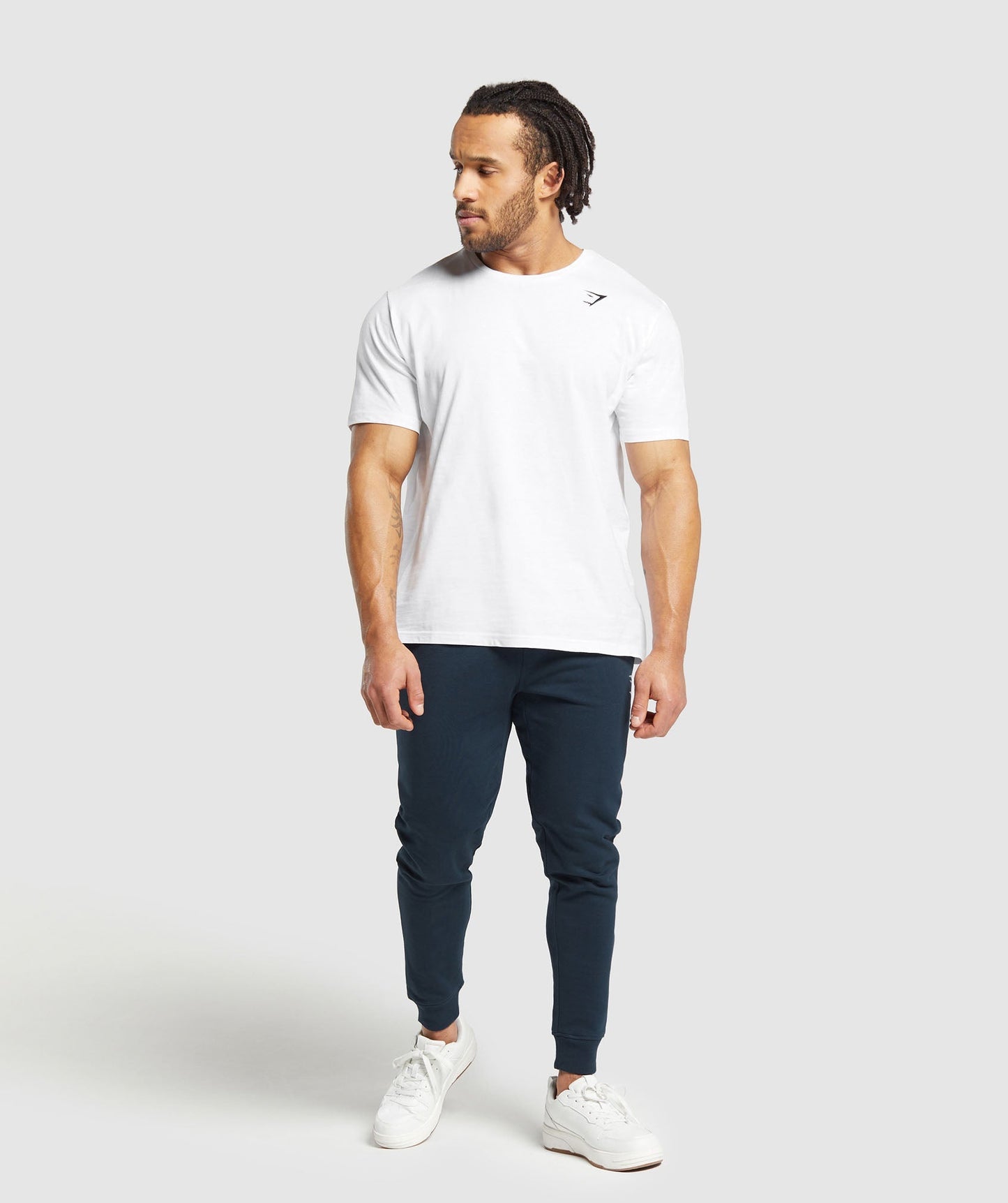 Gymshark Crest Joggers Navy — Gymshark | Authentic India