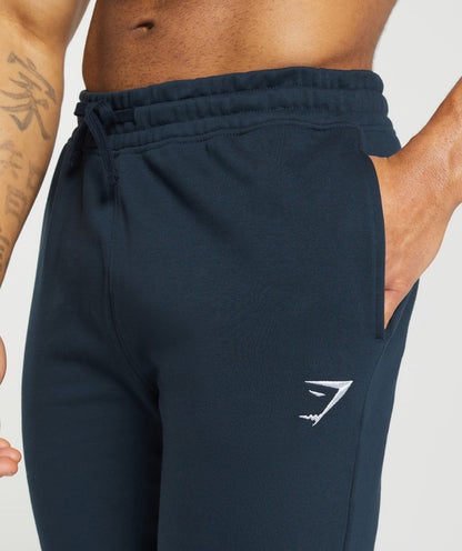Gymshark Crest Joggers Navy — Gymshark | Authentic India