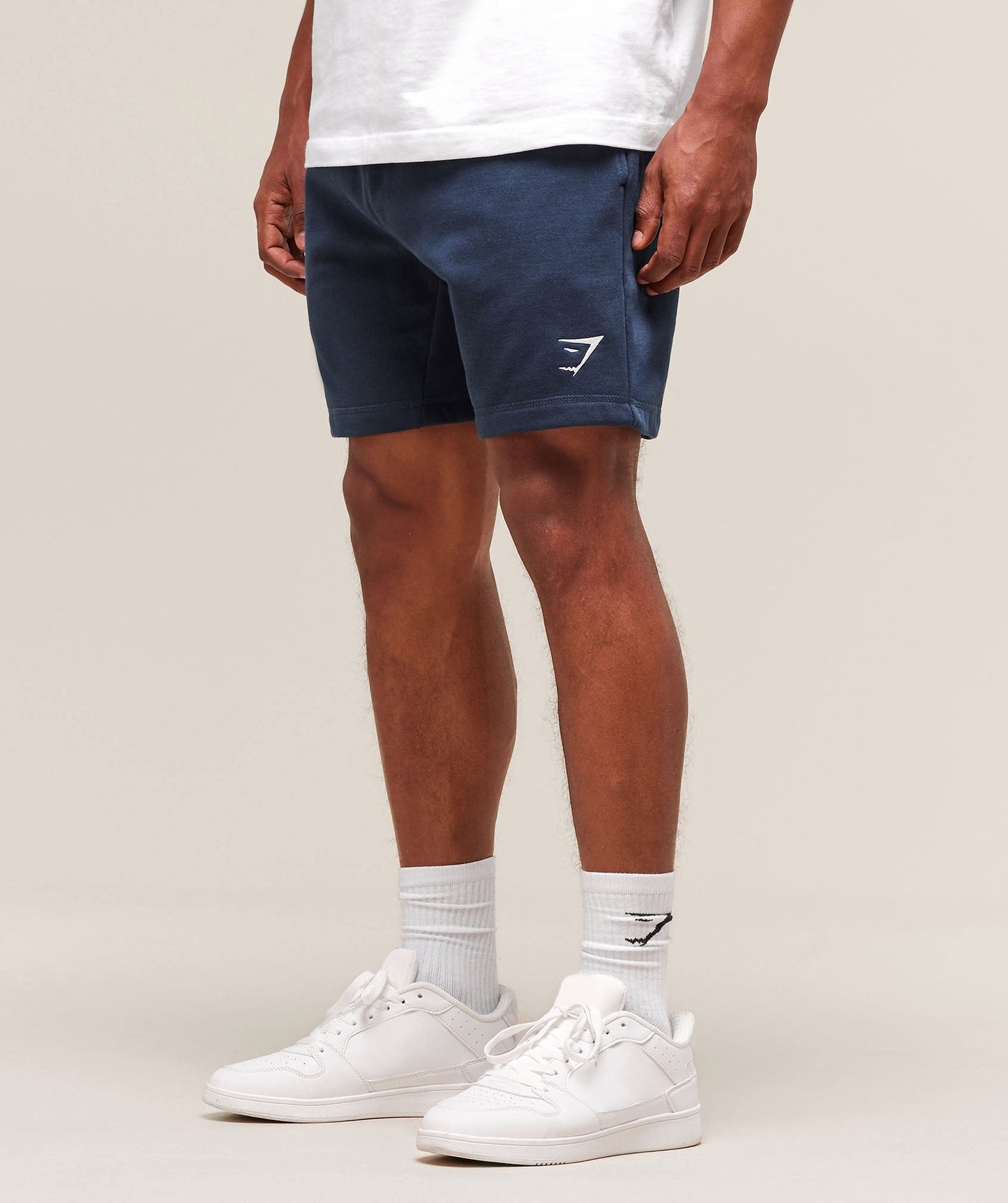 Gymshark Crest 7" Shorts Navy — Gymshark | Authentic India