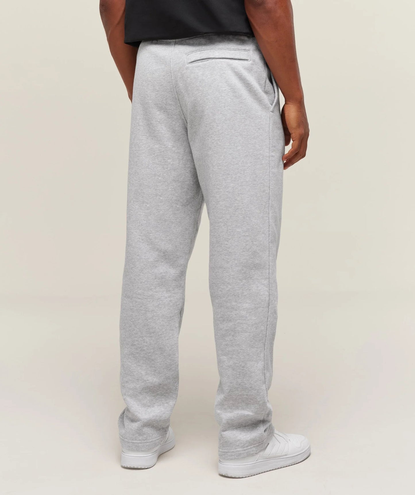 GYMSHARK Crest Straight Leg Joggers Light Grey Marl — Gymshark | Authentic India