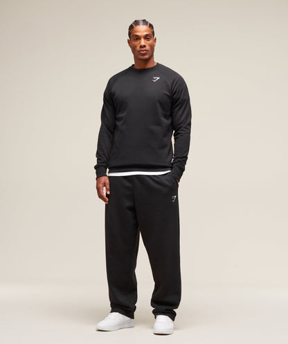 Gymshark Crest Sweatshirt Black — Gymshark | Authentic India