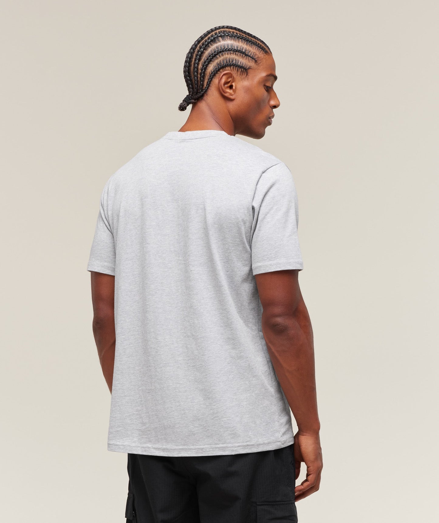 Gymshark Crest T-Shirt Light Grey Marl — Gymshark | Authentic India