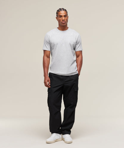 Gymshark Crest T-Shirt Light Grey Marl — Gymshark | Authentic India