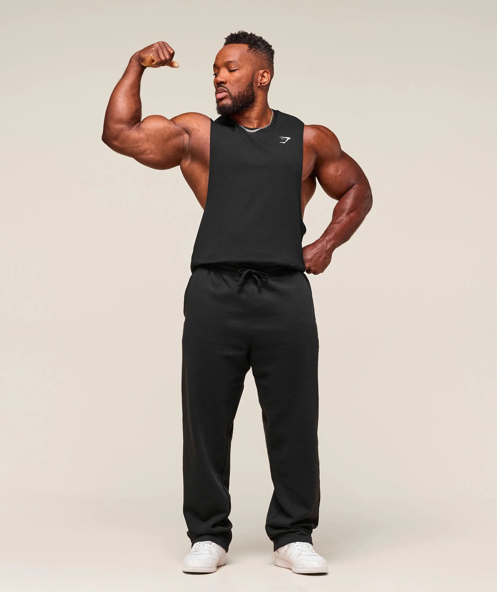GYMSHARK Critical Drop Arm Tank Black — Gymshark | Authentic India