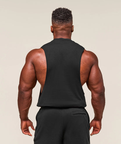 GYMSHARK Critical Drop Arm Tank Black — Gymshark | Authentic India